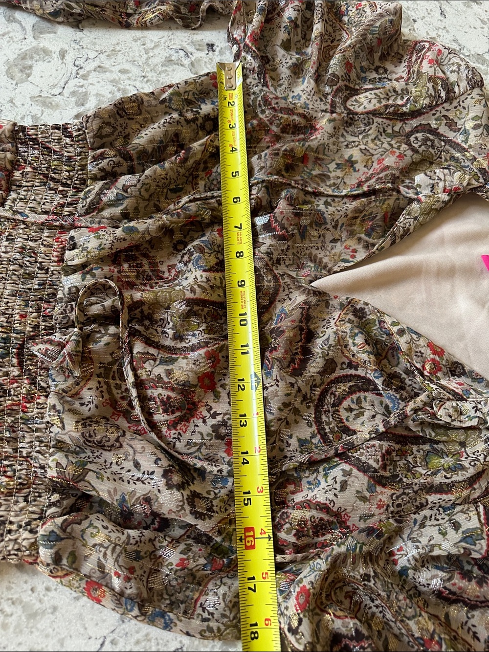 Vince Camuto Multi Paisley Tiered Maxi Dress - Picture 4 of 8
